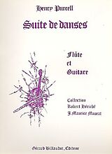 Henry Purcell Notenblätter Suide de Danses pour flute et