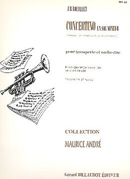 Jean Baptiste Loeillet de Gant Notenblätter Concertino sol mineur pour