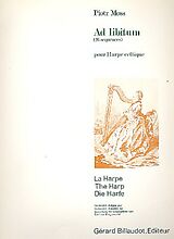 Piotr Moss Notenblätter Ad libitum - 26 séquences pour harpe celtique