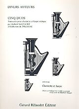  Notenblätter 5 Duos pour clarinette et harpe