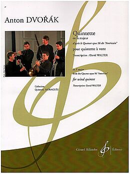 Antonin Leopold Dvorak Notenblätter Quintette en fa majeur daprès le Quatuor op.96 dit Américain