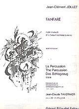 Jean-Clément Jollet Notenblätter Fanfare pour percussion et piano