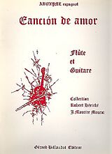 Anonymus Notenblätter Cancion de amor pour flûte
