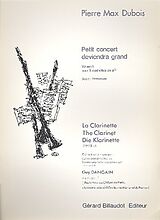 Pierre Max Dubois Notenblätter Petit concert deviendra grand vol.1