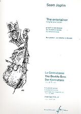 Scott Joplin Notenblätter The Entertainer pour 4 contrebasses