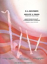 Francesco Antonio Bonporti Notenblätter Sonate à 3 pour 2 violons et basse