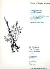 Faustin Jeanjean Notenblätter Guisganderie pour clarinette et orchestre