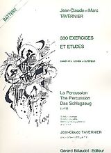 Jean-Claude Tavernier Notenblätter 330 Exercices et etudes vol.3 pour batterie