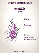 Wolfgang Amadeus Mozart Notenblätter Sonate en do pour flûte