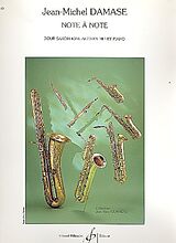 Jean-Michel Damase Notenblätter Note a note pour saxophone alto