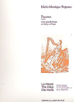 Marie-Monique Popesco Notenblätter Facettes pour harpe (harpe celtique)