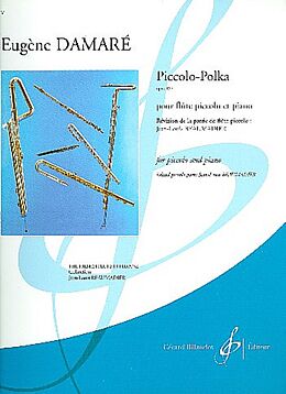 Eugène Damaré Notenblätter Piccolo-Polka op.157 pour flûte