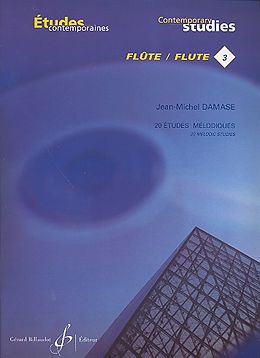 Jean-Michel Damase Notenblätter 20 études mélodiques pour flûte