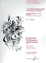 Daniel Sauvage Notenblätter 10 études récréations vol.1 pour