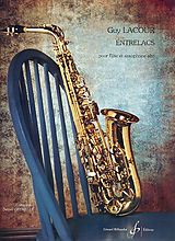 Guy Lacour Notenblätter Entrelacs pour flute et saxophone alto