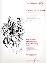 Johann Sebastian Bach Notenblätter 4 inventions à 2 voix