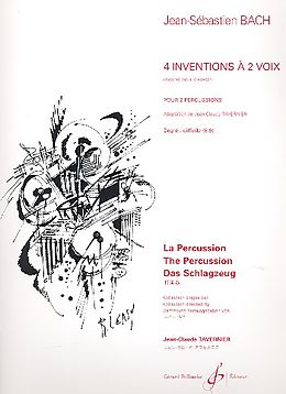 Johann Sebastian Bach Notenblätter 4 inventions à 2 voix