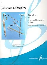 Johannes Donjon Notenblätter Tracoline op.6 pour