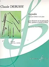Claude Debussy Notenblätter Rapsodie pour clarinette sib