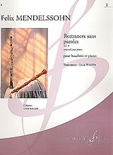 Felix Mendelssohn-Bartholdy Notenblätter Romances sans paroles