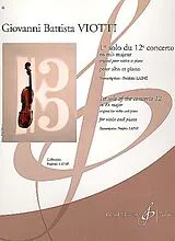 Giovanni Battista Viotti Notenblätter Solo mib majeur no.1 du