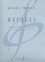 Karol Beffa Notenblätter Masques