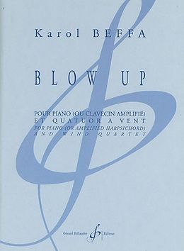 Karol Beffa Notenblätter Blow up pour flûte, hautbois, clarinette