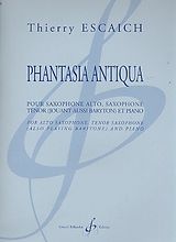 Thierry Escaich Notenblätter Phantasia antiqua pour 3 saxophones