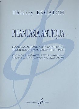 Thierry Escaich Notenblätter Phantasia antiqua pour 3 saxophones