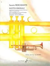 Saverio Mercadante Notenblätter Duetto originale pour 2 trompettes et