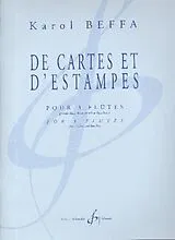 Karol Beffa Notenblätter De cartes et destampes