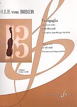 Heinrich Ignaz Franz von Biber Notenblätter Passacaglia