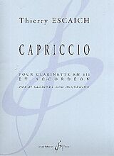 Thierry Escaich Notenblätter Capriccio