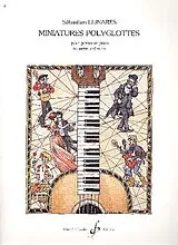 Sébastien Llinares Notenblätter Miniatures polyglottes