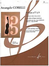 Arcangelo Corelli Notenblätter Sonates no.7 à 9 op.5 pour violon et basse continue
