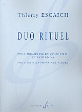 Thierry Escaich Notenblätter Duo rituel