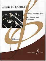 Gregory M. Barrett Notenblätter Weimar Klezmer Trio