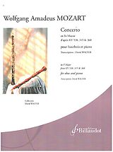Wolfgang Amadeus Mozart Notenblätter Concerto en Fa Majeur daprès KV 538, 315 & 368
