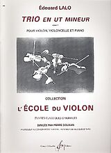Edouard Victor Antoine Lalo Notenblätter Trio ut mineur op.7