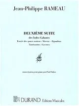 Jean Philippe Rameau Notenblätter Suite no.2 des Indes Galantes
