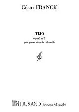 César Franck Notenblätter Trio op.1,1 für Violine, Violoncello