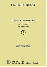 Claude Debussy Notenblätter LEnfant prodigue