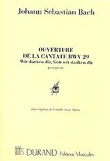 Johann Sebastian Bach Notenblätter Ouverture de la cantate BWV29