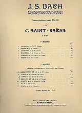 Johann Sebastian Bach Notenblätter Introduction et Air de la cantate no.15