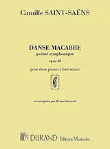 Camille Saint-Saens Notenblätter Danse macabre pour 2 pianos