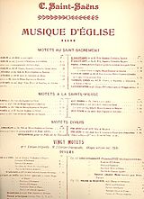 Camille Saint-Saens Notenblätter O salutaris hostia für Sopran, Alt, Bariton