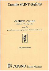 Camille Saint-Saëns Notenblätter Wedding-Cake (Caprice-Valse) op.76