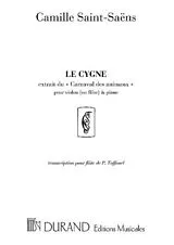 Camille Saint-Saens Notenblätter le cygne pour flute et piano