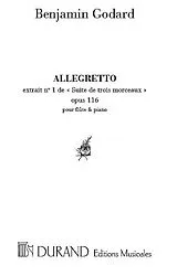 Benjamin Louis Paul Godard Notenblätter 3 morceaux op.116,1