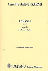 Camille Saint-Saens Notenblätter Romance op.51
